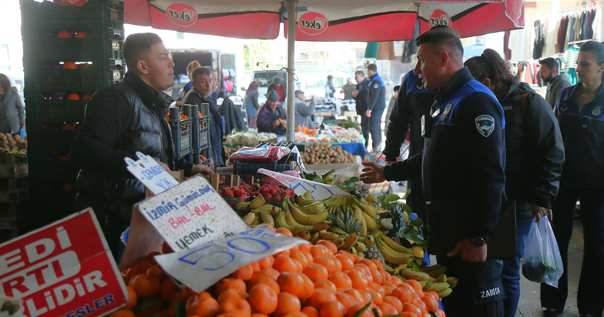 Pamukkale Belediyesi’nden pazar yerlerinde sıkı denetim