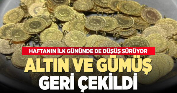 Altın ve gümüşte sert geri çekilme