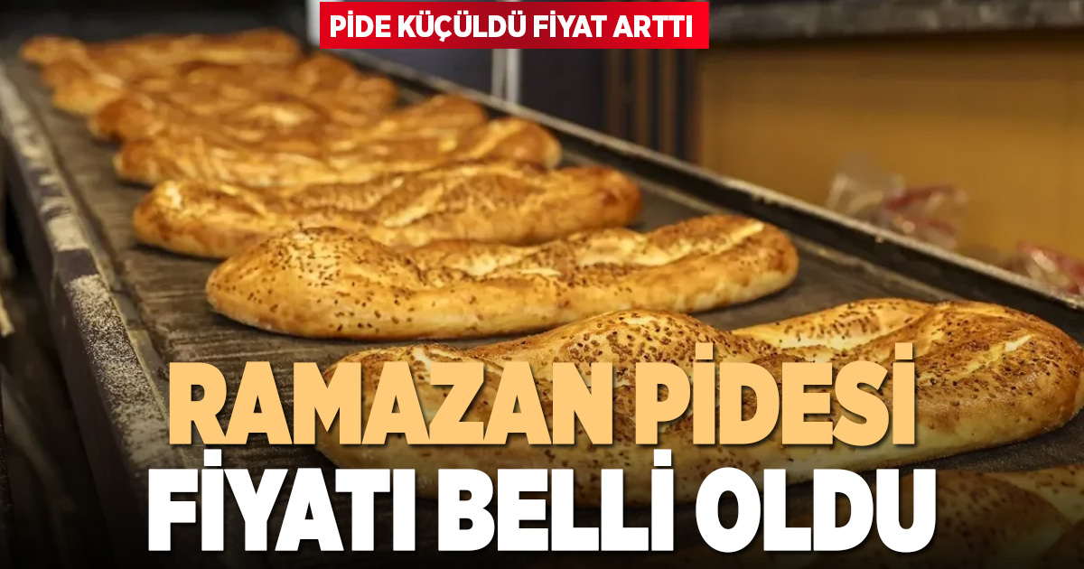 Denizli’de Ramazan pidesi küçüldü, fiyatı arttı: 250 gram 25 TL oldu