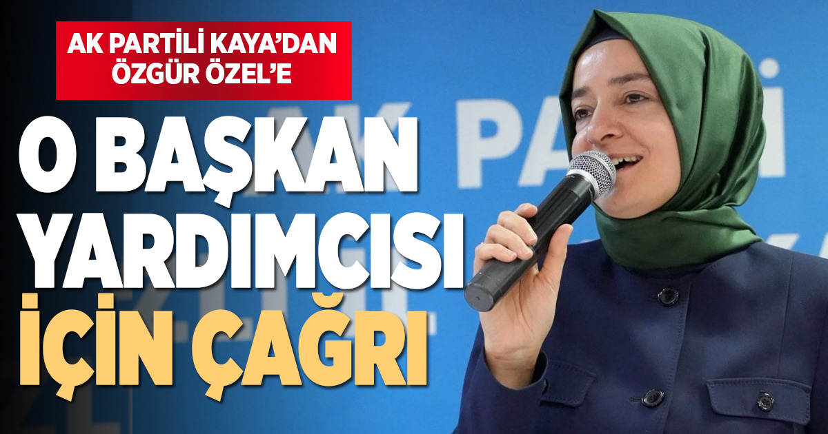 Fatma Betül Sayan Kaya: Özel gelsin Merkezefendi belediye başkan yardımcısını görevden uzaklaştırsın