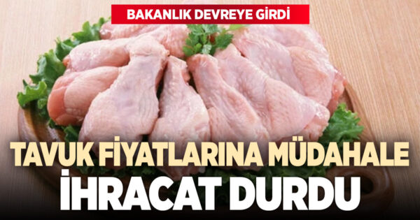 Ramazan öncesi tavuk fiyatlarına müdahale: İhracat durdu