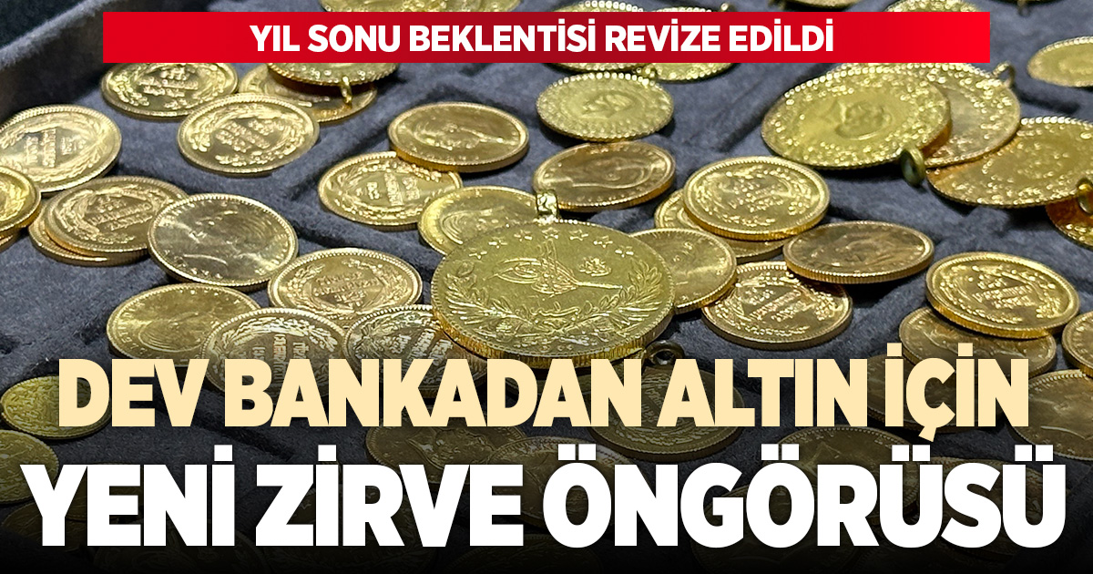 Wells Fargo’dan altın için yeni zirve öngörüsü