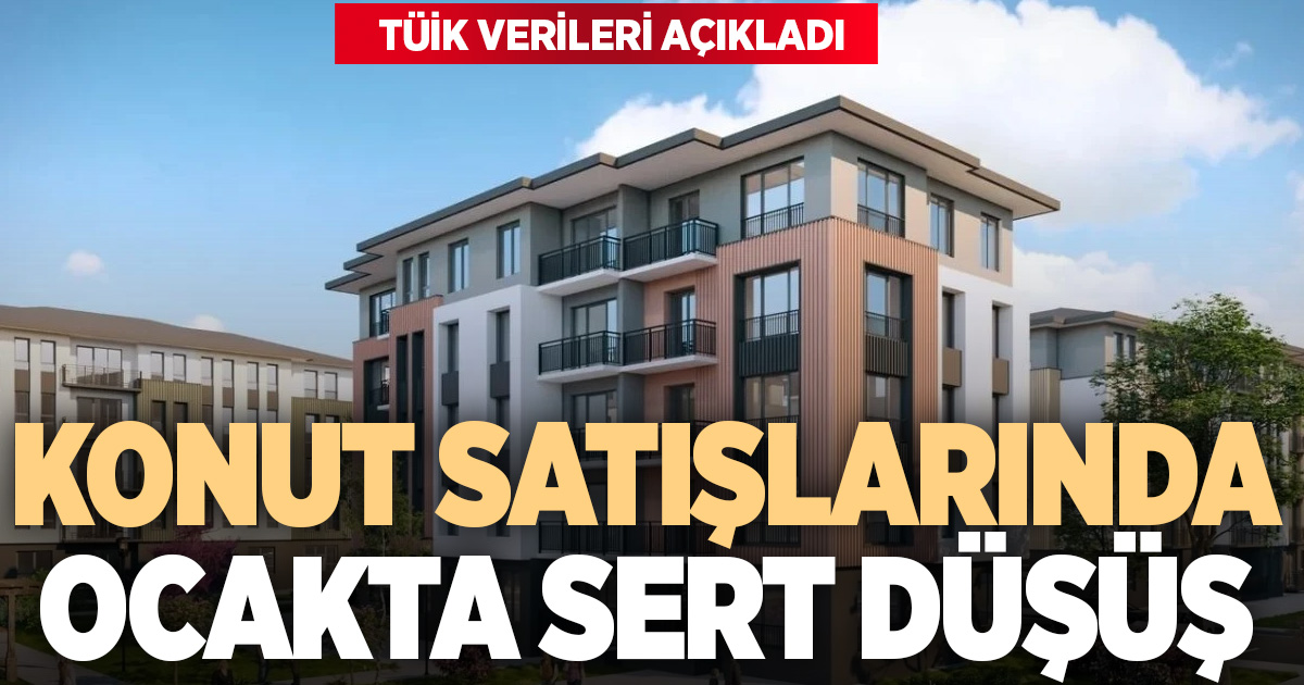 Denizli’de konut satışları ocak 2026’da sert düştü