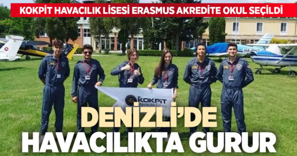 Kokpit Havacılık Lisesi öğrencilerine Avrupa kapısı açıldı