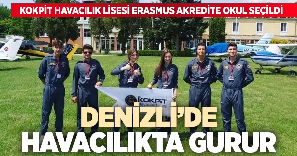 Kokpit Havacılık Lisesi öğrencilerine Avrupa kapısı açıldı