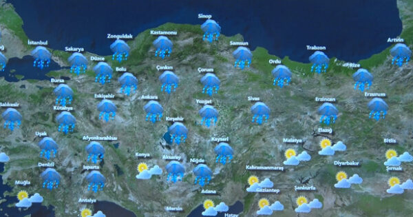Denizli’de Yağmur Devam Edecek, Sıcaklık Düşüyor