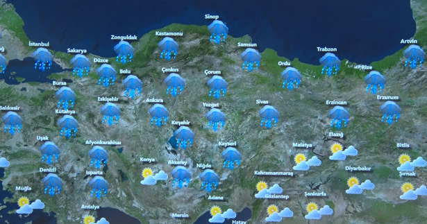 Denizli’de Yağmur Devam Edecek, Sıcaklık Düşüyor