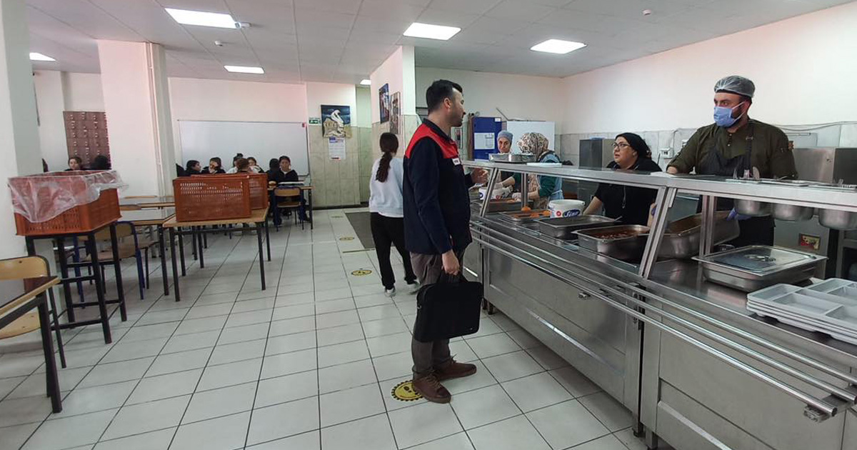 Denizli’de okul kantinleri ve yemekhanelerine sıkı denetim