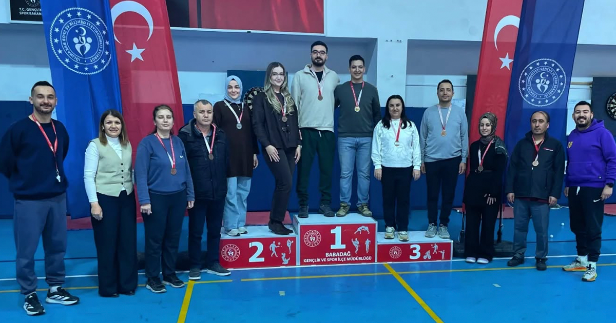 Babadağ’da Tıp Bayramı’na özel masa tenisi turnuvası tamamlandı