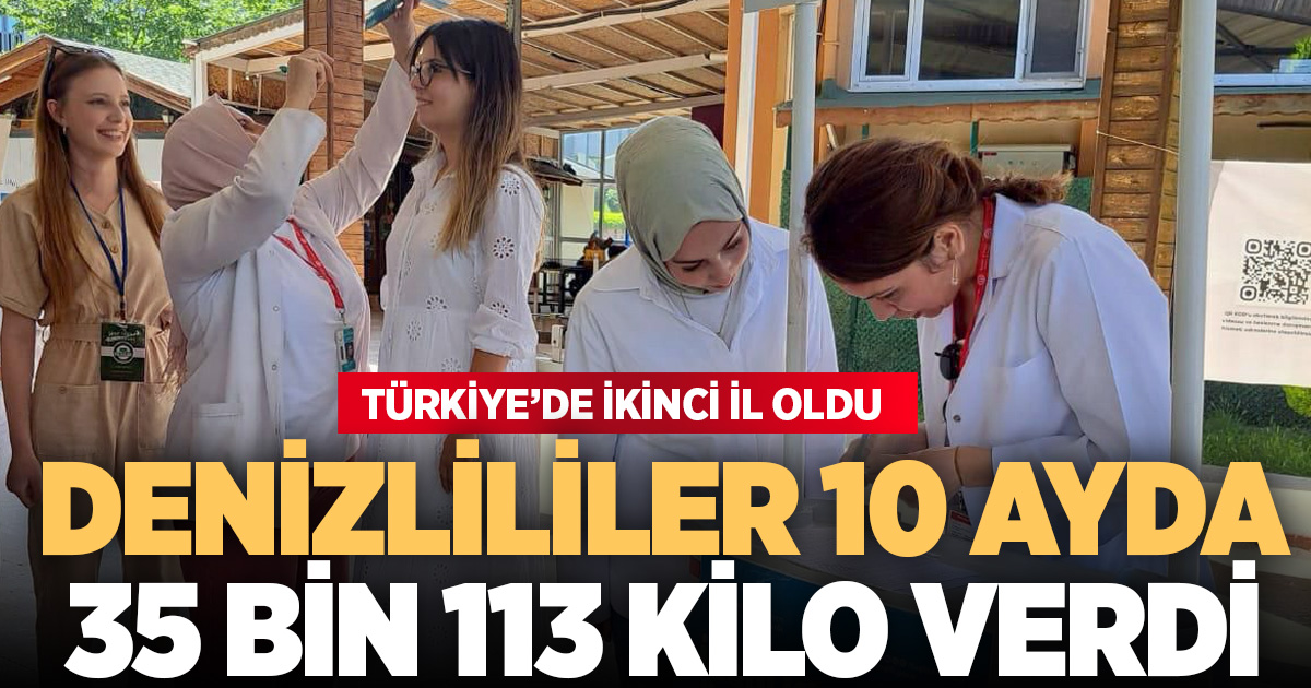 Denizlililer, 10 ayda 35 bin 113 kilo zayıfladı
