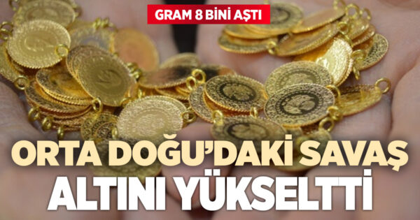 Altın fiyatları jeopolitik gerilimle yükselişte
