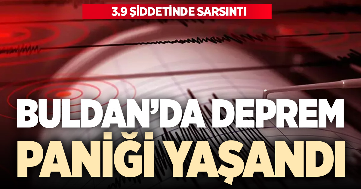 Buldan’da sabah saatlerinde deprem paniği yaşandı