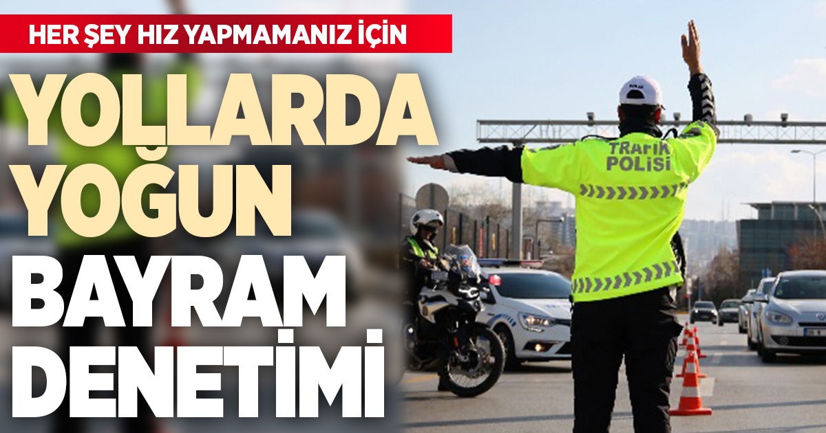 Bayramda hız yapan yandı