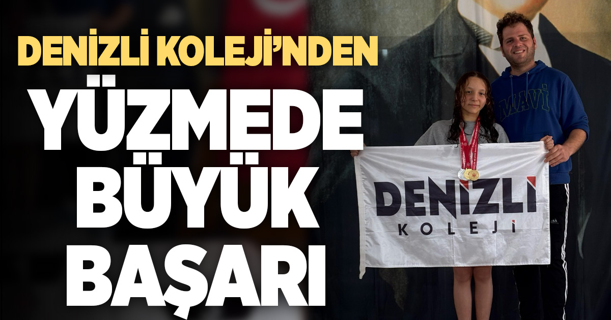 Denizli Koleji Yüzme Takımlarından Başarılı Performans