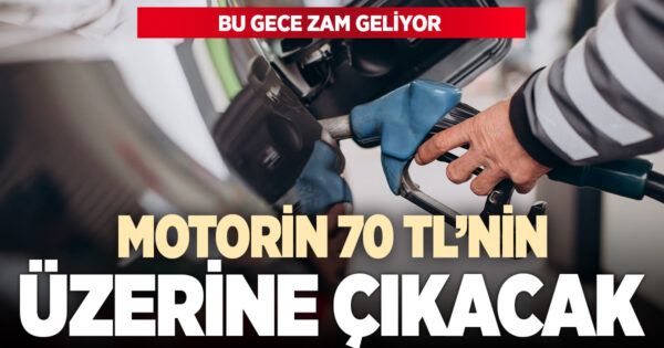 Motorine 5 TL’nin üstünde zam bekleniyor
