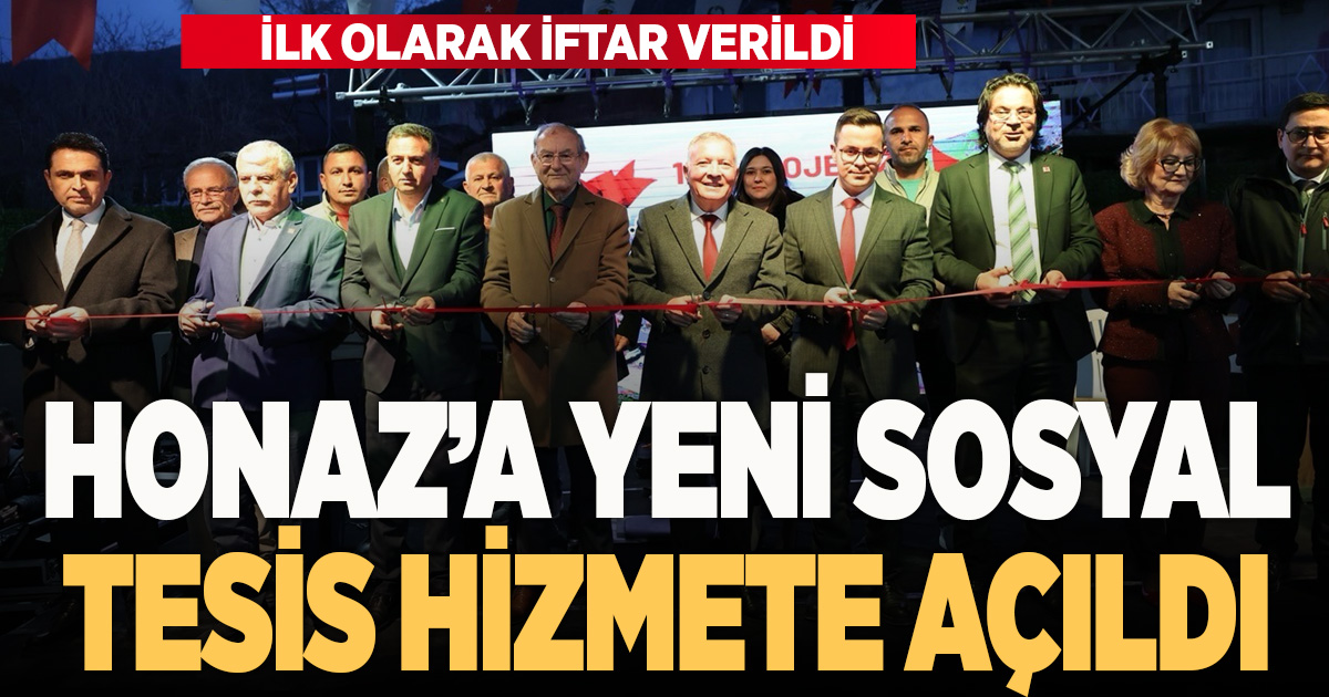 Honaz Belediyesi’nin 135’nci projesi törenle açıldı