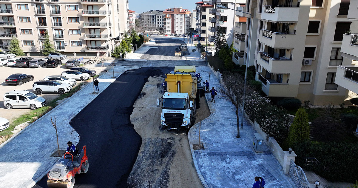 Gerzele’de yollar yenileniyor