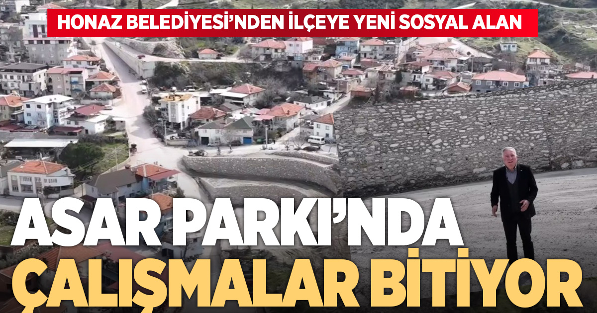 Honaz Belediyesi kente yeni sosyal yaşam alanları kazandırıyor
