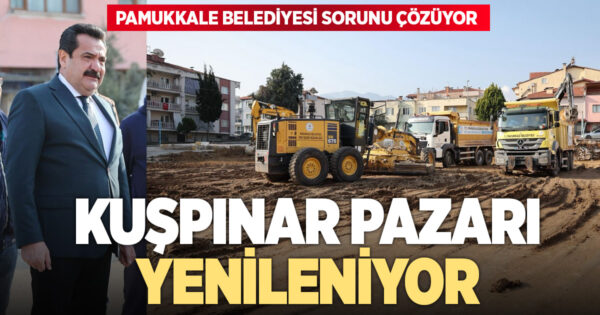 Kuşpınar Pazar yeri’ndeki sorun Başkan Ertemur’la çözülüyor