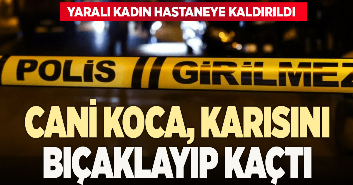 Denizli’de kocasının bıçakladığı kadın hastaneye kaldırıldı
