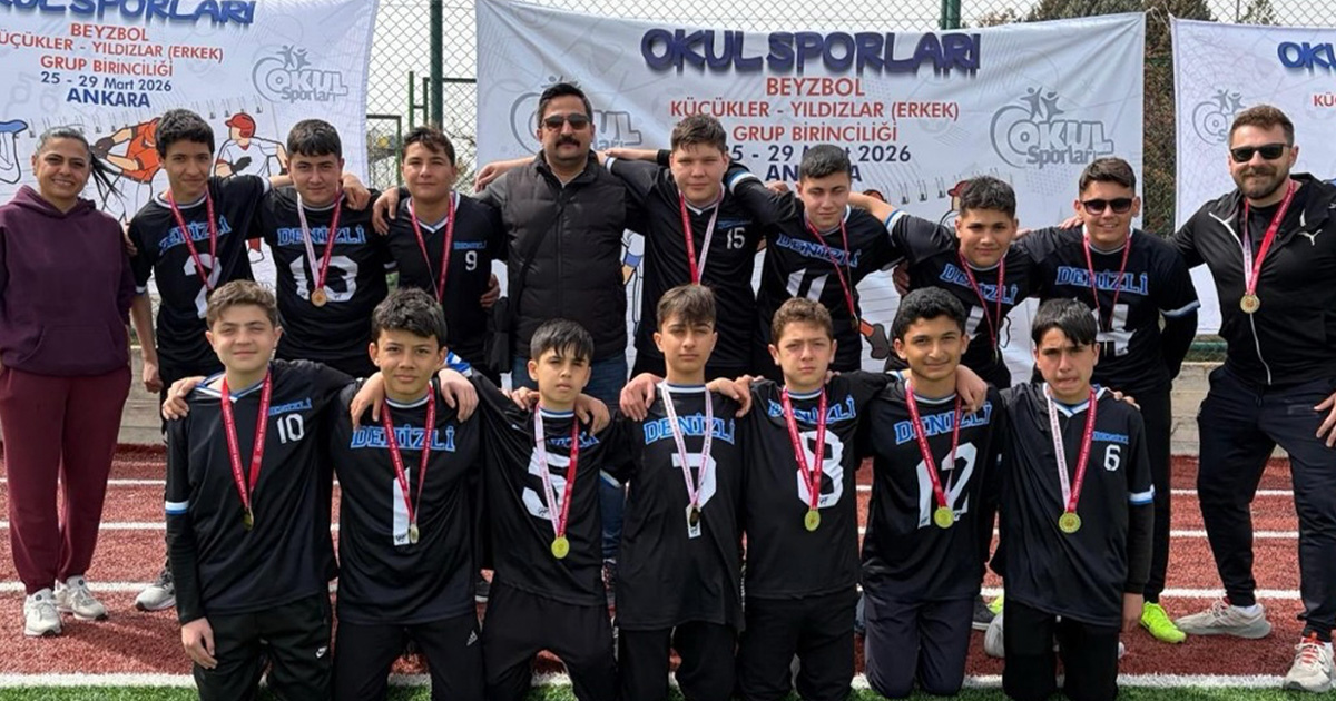 Kale Kemal ve Mehmet Aracı Ortaokulu Beyzbol Türkiye Finalleri’nde