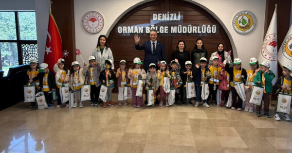 Şemikler Anaokulu öğrencileri Orman Bölge Müdürlüğü’nü ziyaret etti