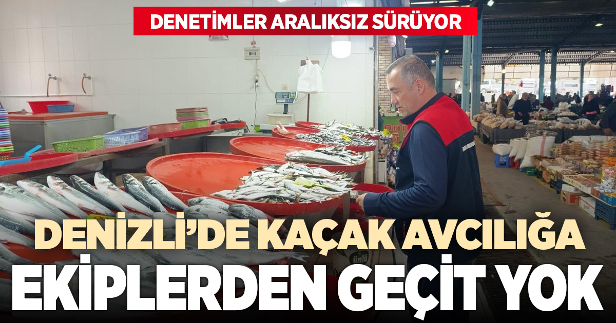 Kaçak avcılığa geçit yok: Denizli’de su ürünleri denetimleri sürüyor