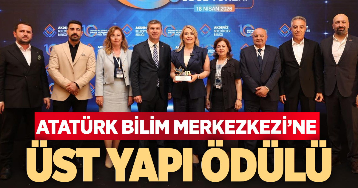 MERKEZEFENDİ BELEDİYESİ ATATÜRK BİLİM MERKEZİ’NE ÖDÜL