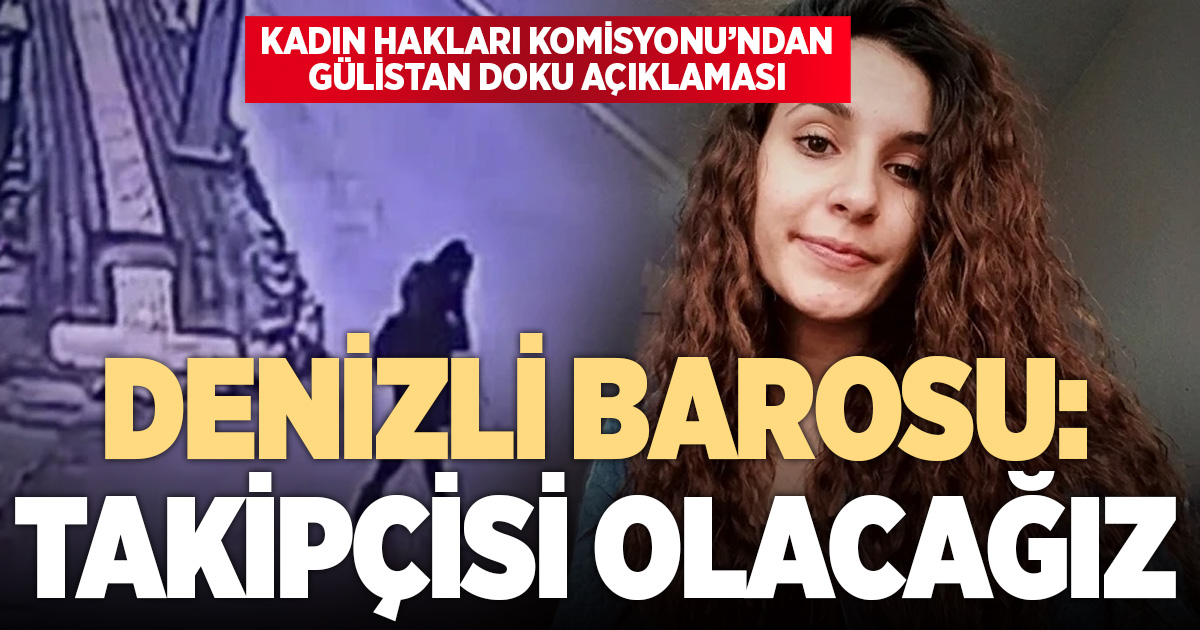 Denizli Barosu’ndan Gülistan Doku dosyası için adalet talebi