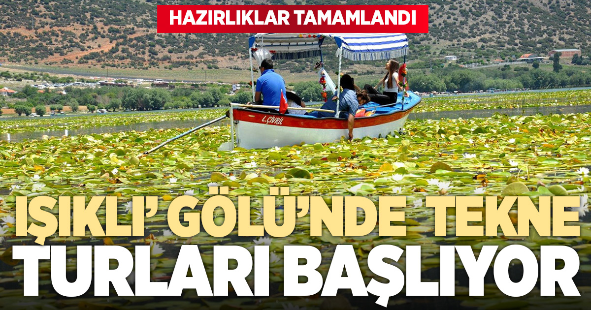 Işıklı Gölü’nde hazırlıklar tamam
