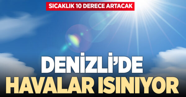 Denizli’de soğuk ve yağış etkisini yitiriyor