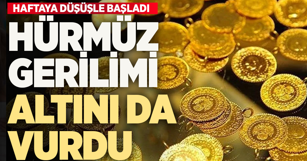 Hürmüz gerilimi altını vurdu