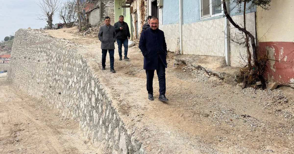 Güneyde afetin zarar verdiği istinat duvarları yenilendi