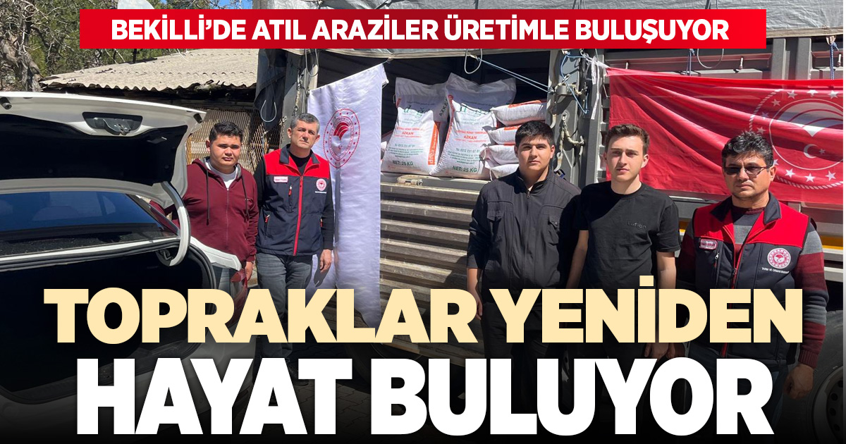 Bekilli’de toprak yeniden üretimle buluştu