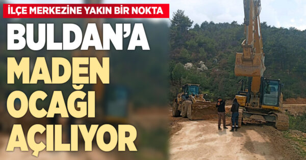 Buldan’ın ilçe merkezine yakın Ziftlik mevkisinde maden ocağı açılıyor iddiası