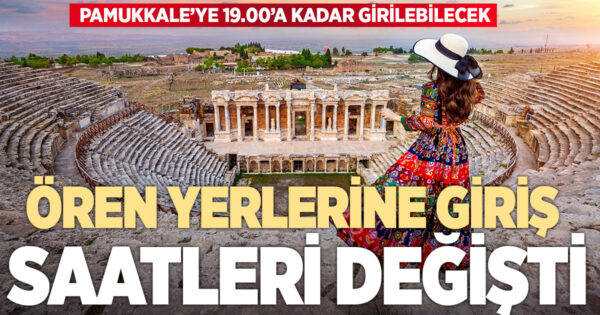 Müze ve örenyerlerine giriş saatlerine yaz ayarı yapıldı