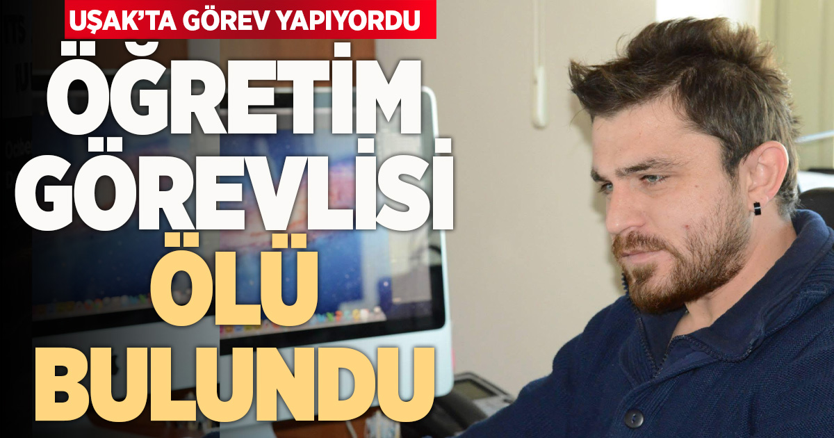 Tavaslı öğretim görevlisi evinde ölü bulundu