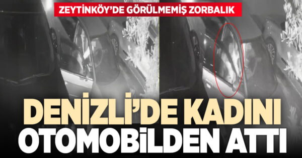 OTOMOBİLDEN YOL KENARINA ATILDI