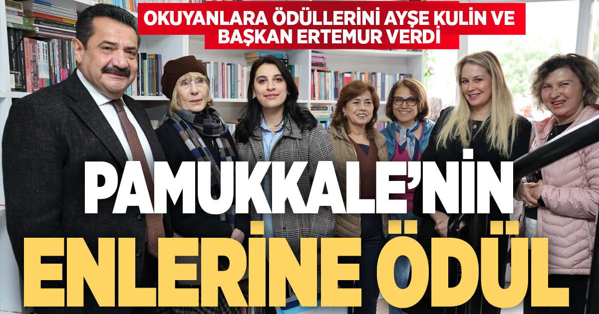 PAMUKKALE’NİN “EN”LERİ ÖDÜLLERİNİ AYŞE KULİN VE BAŞKAN ERTEMUR’DAN ALDI