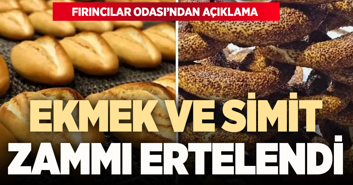 Denizli'de ekmek ve simit zammı 2 Nisan’a ertelendi