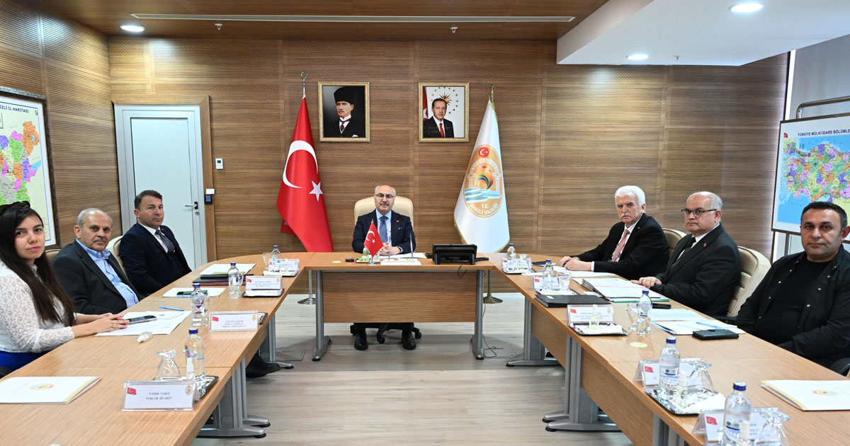 Sarayköy Tarım OSB yönetimi ve müteşebbis heyeti toplandı