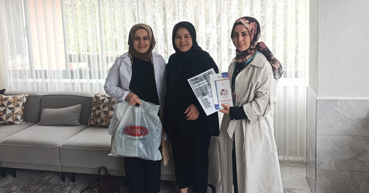 Babadağ’da gebelere ev ziyareti ve destek