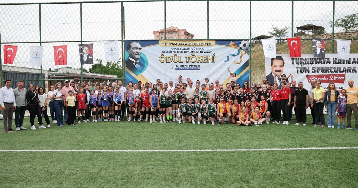 Pamukkale’de 19 Mayıs coşkusu mini voleybol şenliği ile taçlandı