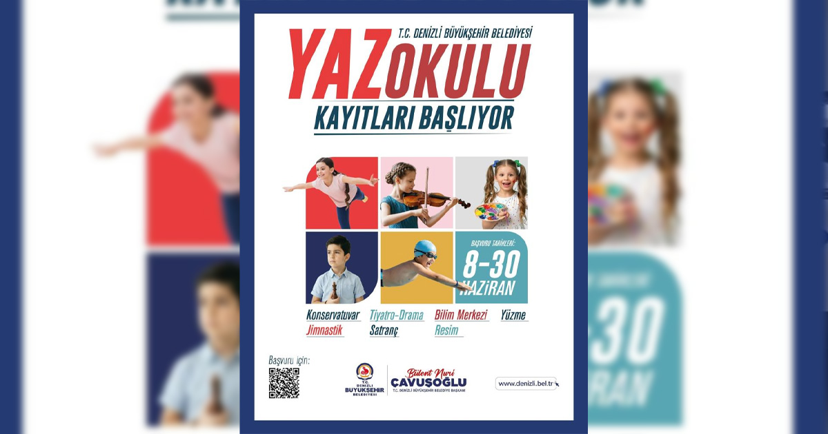  Denizli Büyükşehirin yaz okulu kayıtları başlıyor