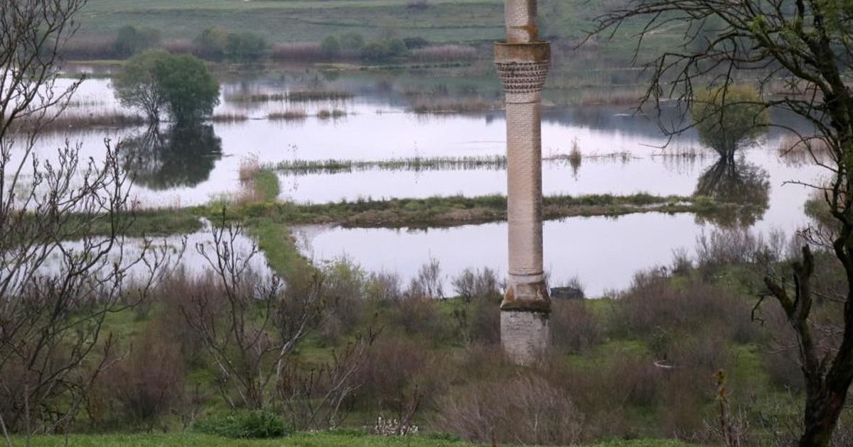Kuraklıkta ortaya çıkan eski yerleşim alanı, 6 yıl sonra yeniden sulara gömüldü