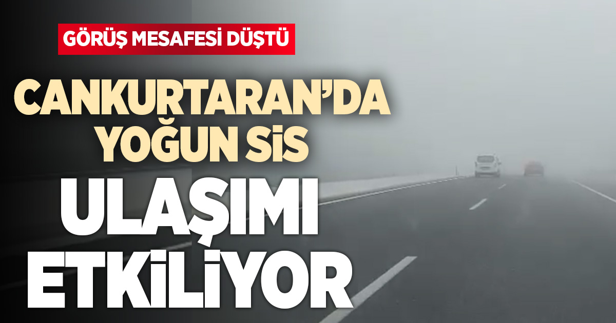 Cankurtaran sis altında kaldı