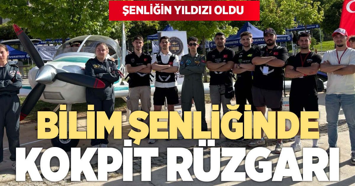 Bilim Şenliği'nin Yıldızı Denizli Kokpit Havacılık Lisesi Oldu!