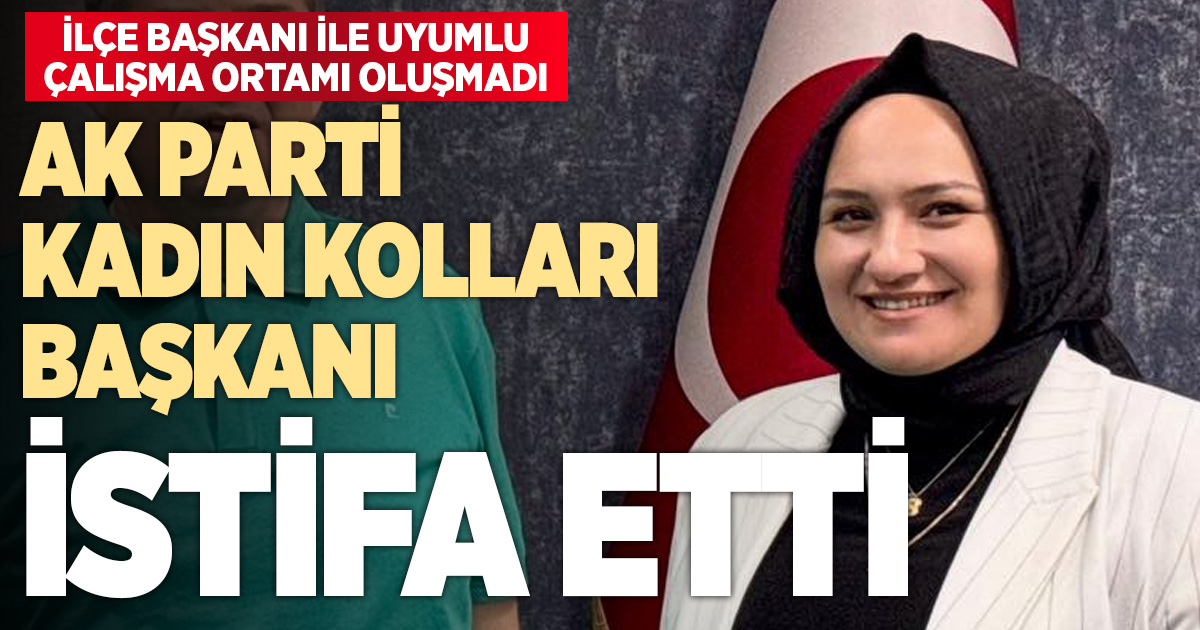 Ak Partili başkan “uyumlu çalışamıyoruz” diye istifa etti
