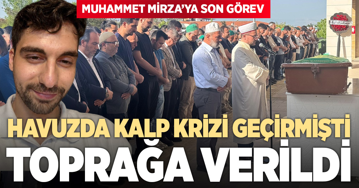 Havuzda Epilepsi Krizi Geçiren Muhammet Mirza Tomaşoğlu Son Yolculuğuna Uğurlandı