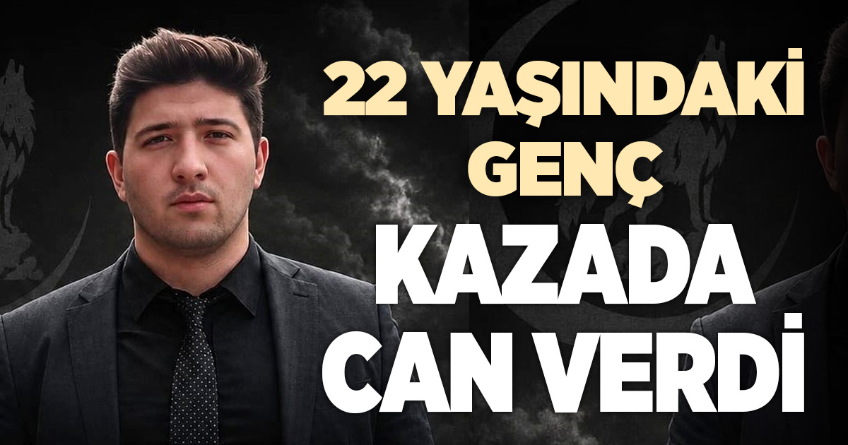 Kütahya'daki trafik kazasında 22 yaşındaki genç hayatını kaybetti